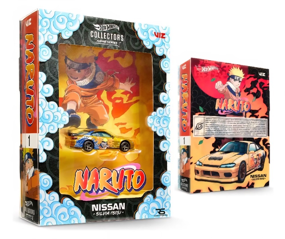 Miniatura Hot Wheels Nissan Silvia S15 Naruto Anime Series HotWheels