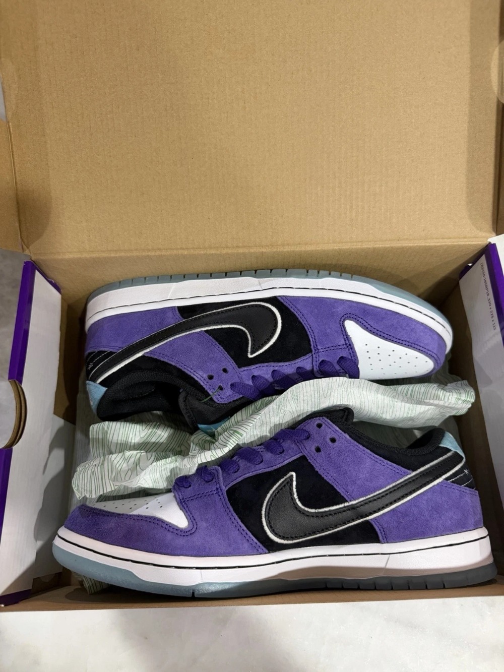 Hayley Wilson x Nike SB Dunk Low Court Purple — 41, Novo
