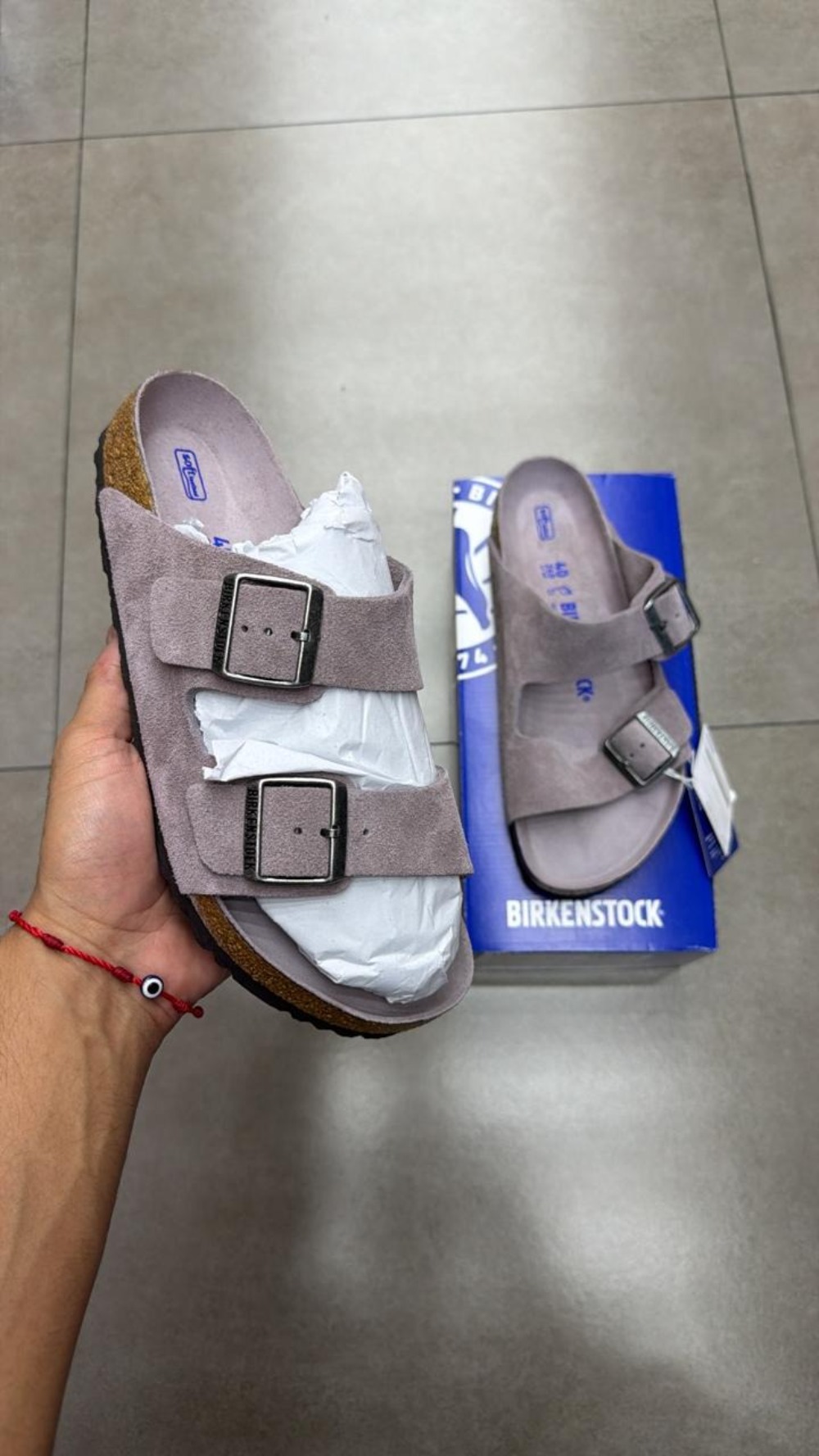 Sandália Birkenstock Arizona Lavender Sky