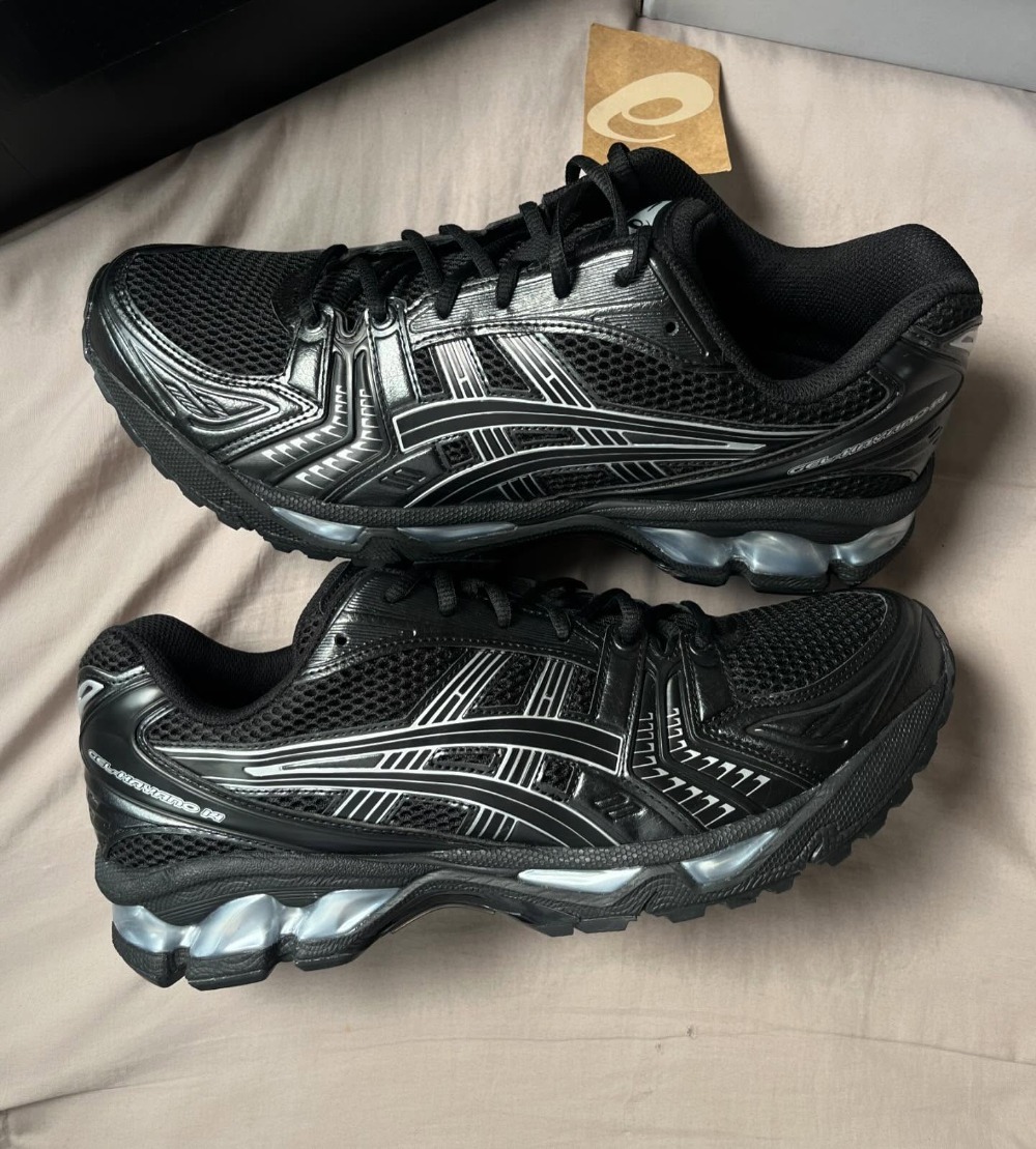 Asics Gel-Kayano 14 Black Pure Silver