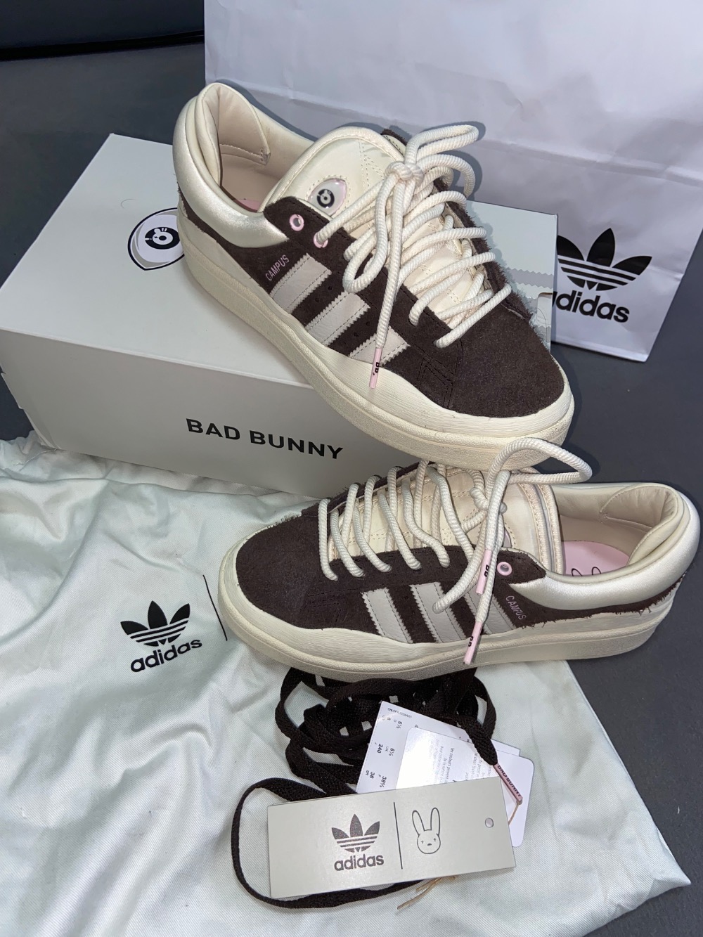 Bad Bunny x adidas Campus Deep Brown