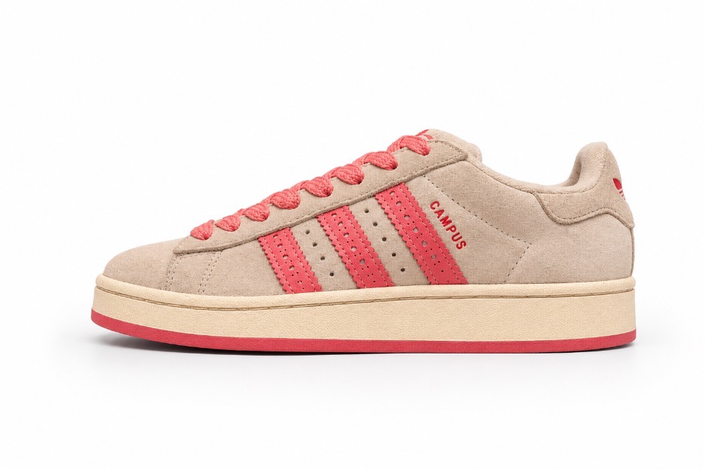 adidas Campus 00s Cream White Semi Pink Spark — 36.5, Usado