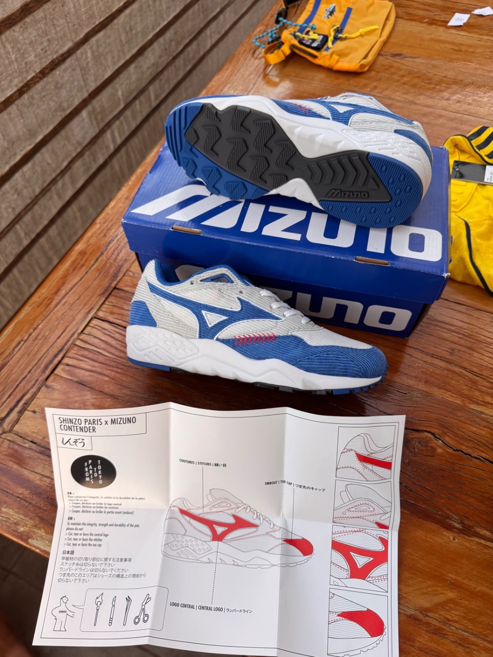 Shinzo x Mizuno Contender Blue Rats