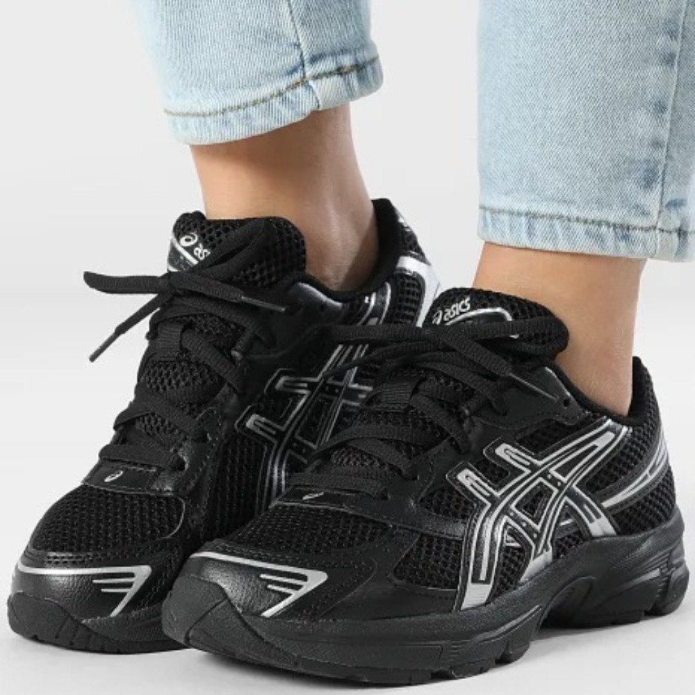 Asics Gel-1130 GS Black Pure Silver