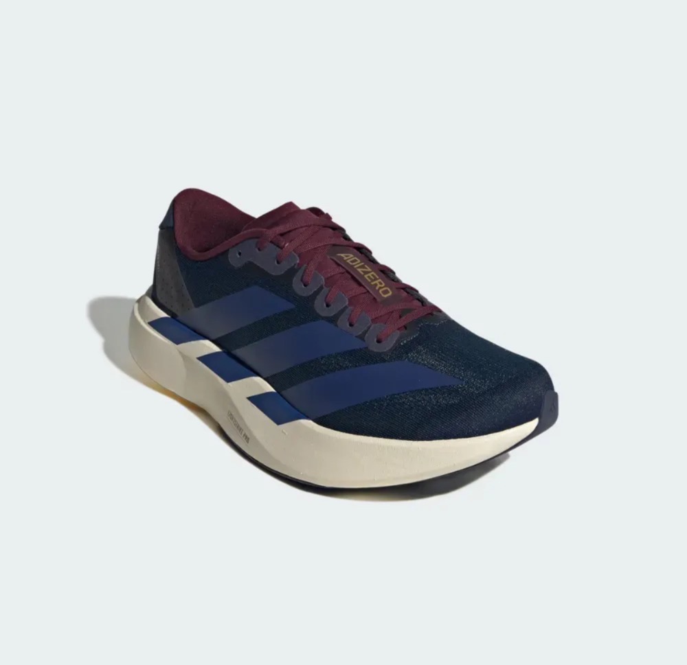 adidas Adizero EVO SL Collegiate Navy Muted Purple Maroon — 39, Novo