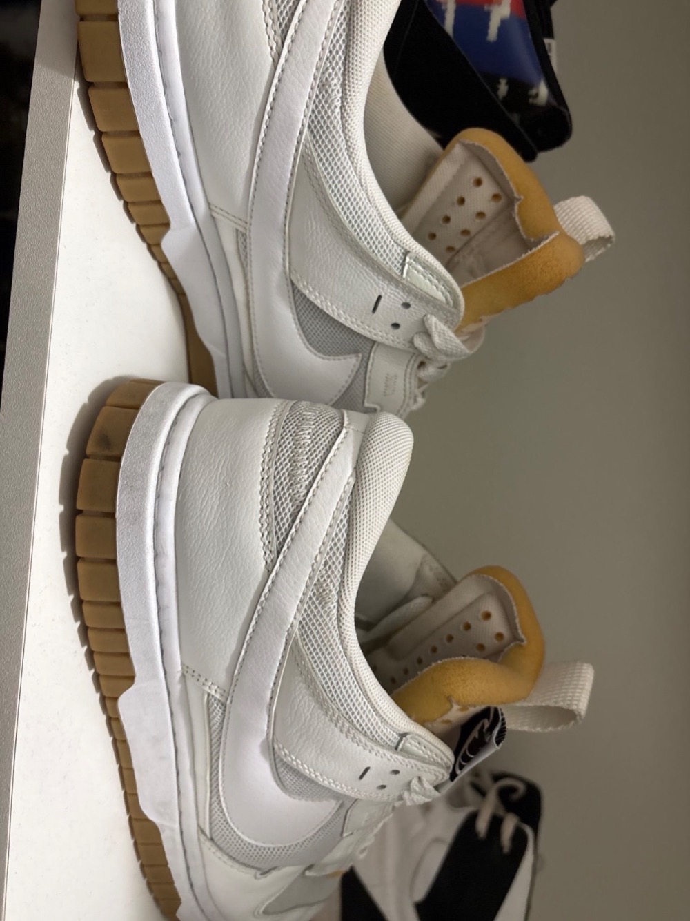 Nike Air Dunk Jumbo White Gum — 43, Usado