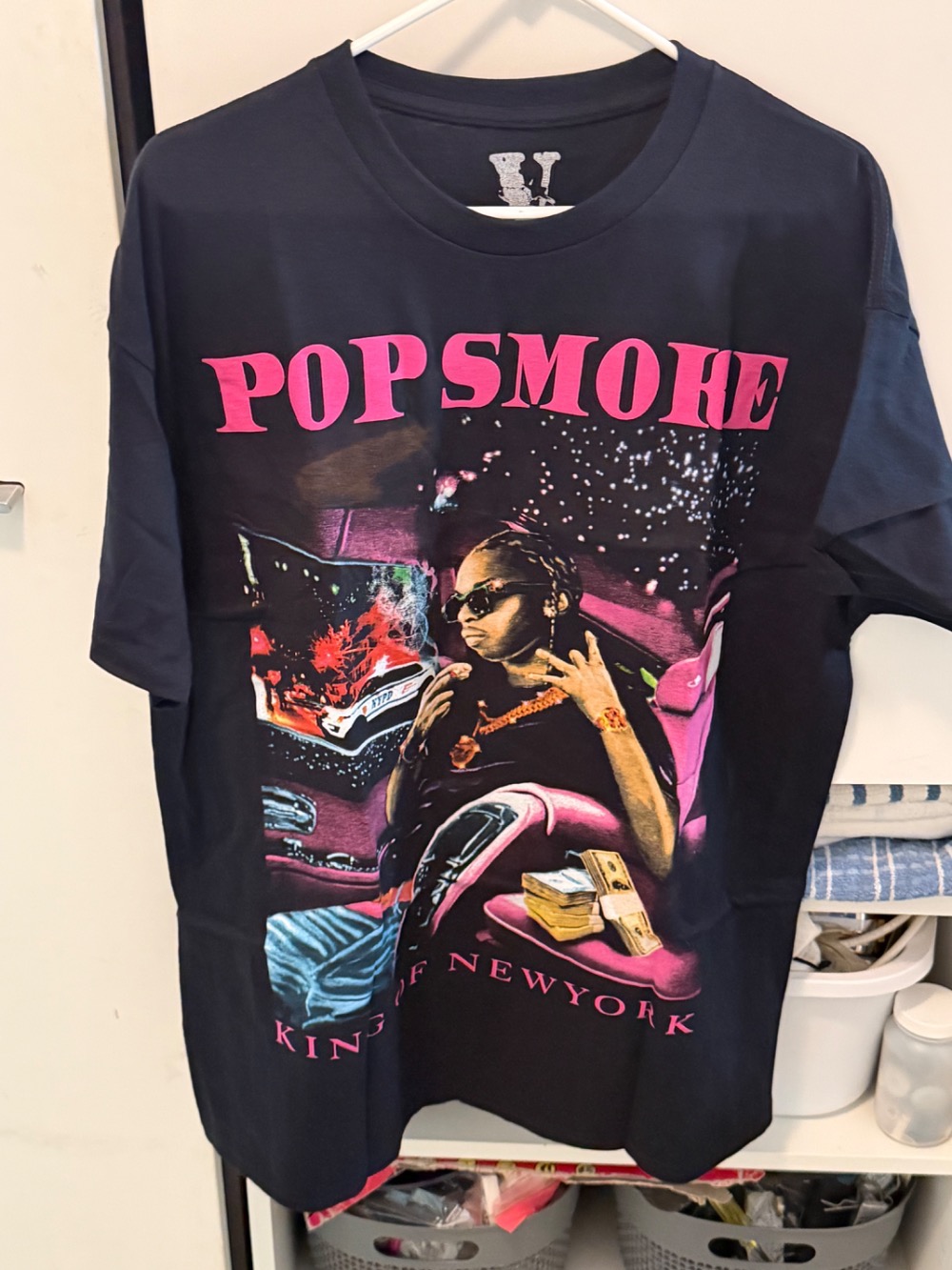 Camiseta vlone Pop smoke King of New York