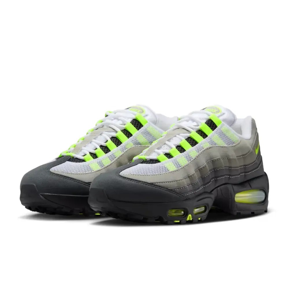 Nike Air Max 95 Big Bubble Neon Yellow Feminino — 34 / 35 / 35.5 / 36 / 37 / 37.5 / 38 / 39 / 39.5 / 40, Novo