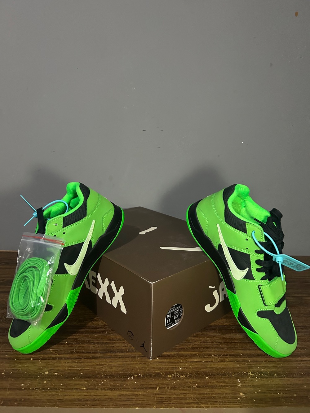 Travis Scott x Jordan Jumpman Jack TR Green Spark