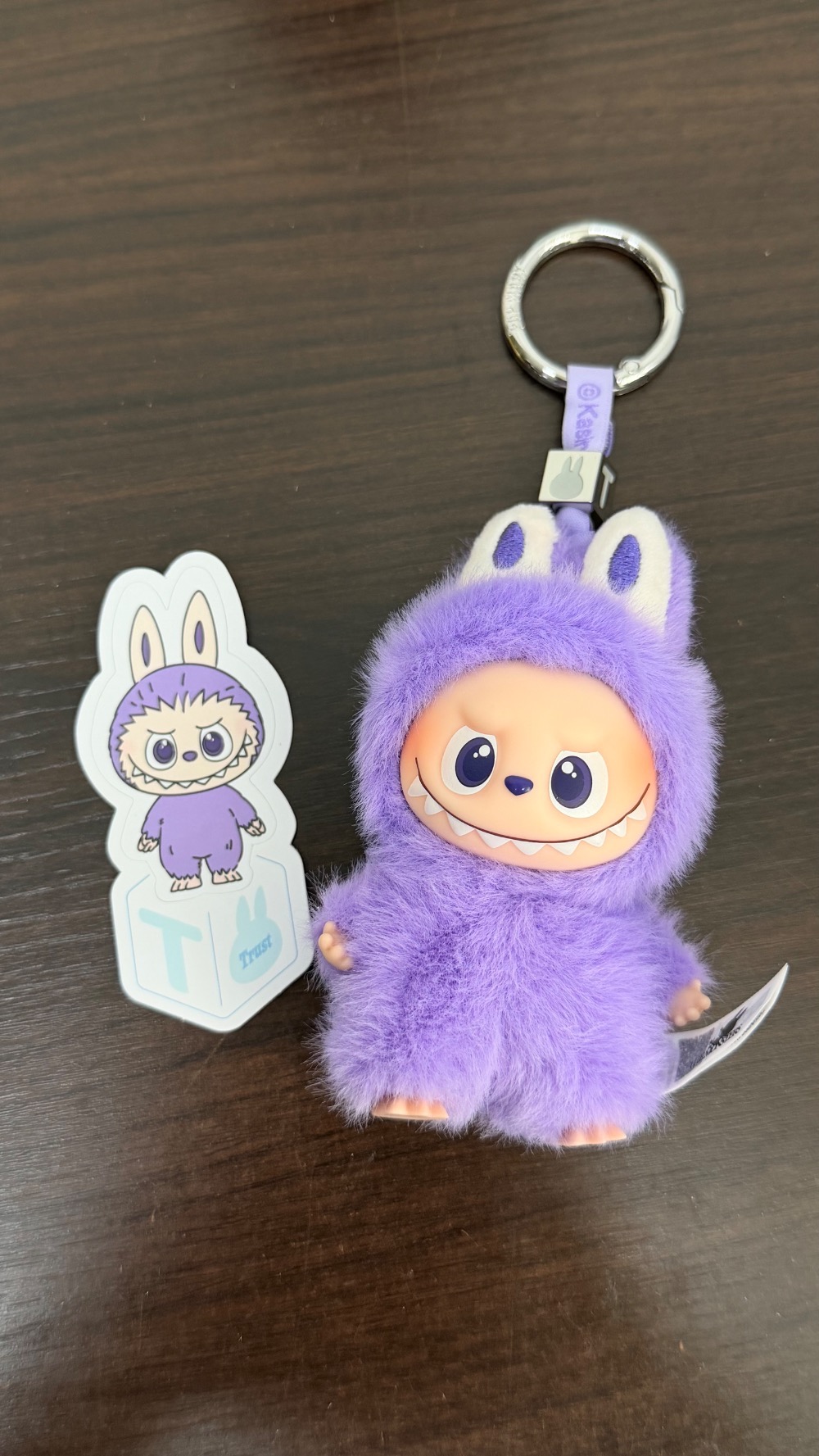 Pop Mart Labubu The Monsters Pin for Love Series T Vinyl Plush Pendant