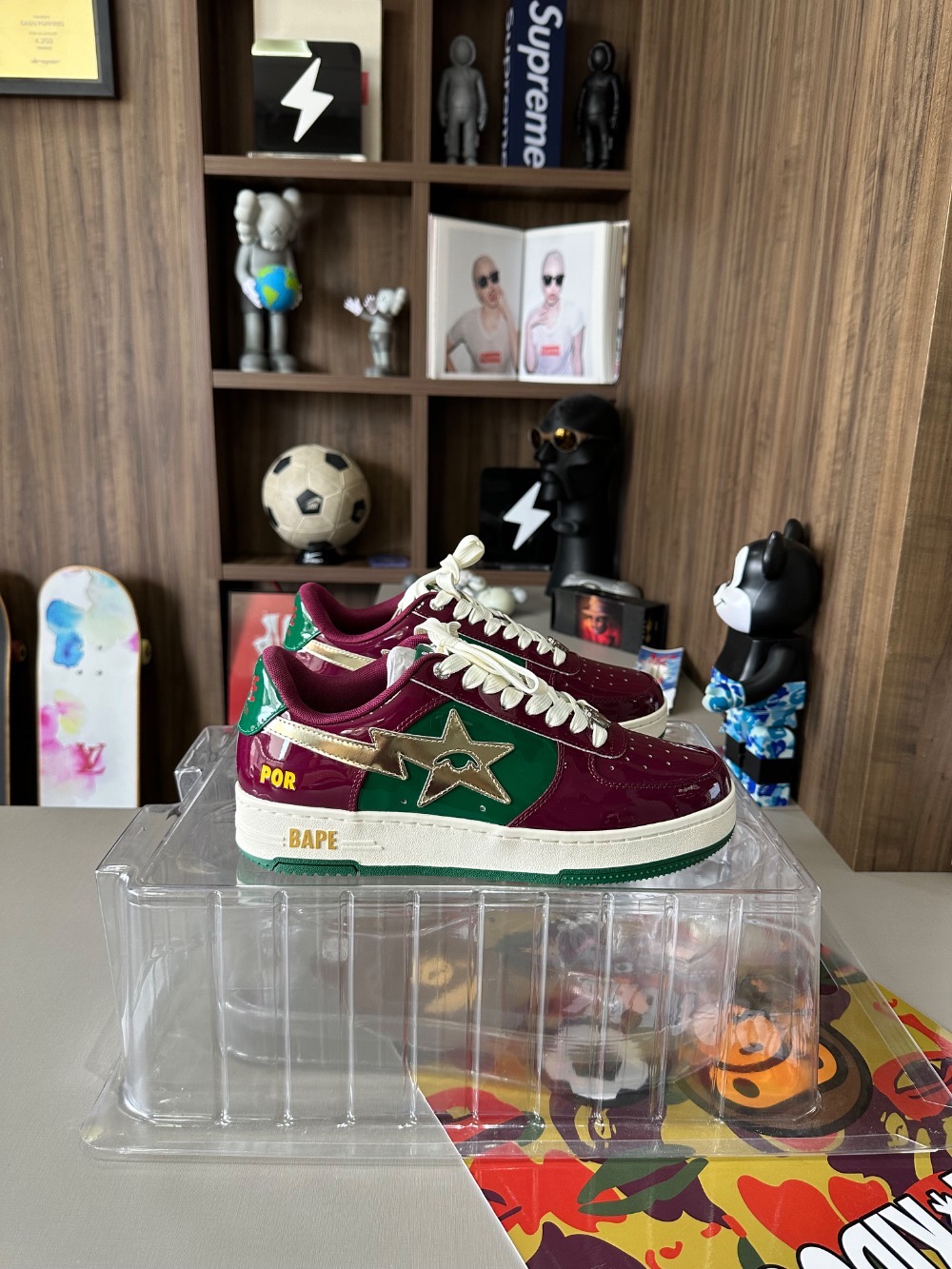 KidSuper x BAPE Bape Sta SuperBape Cup Portugal Burgundy
