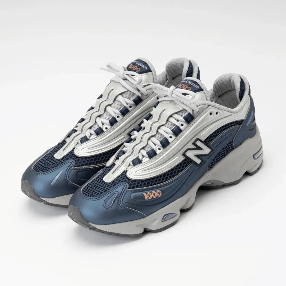 New Balance 1000 Vintage Indigo Light Silver Metallic Peach Nectar