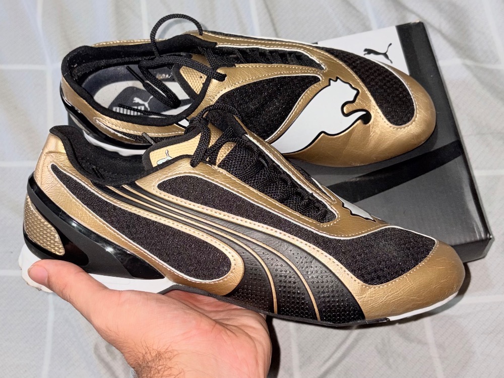 Puma V-S1 Metallic Gold Black