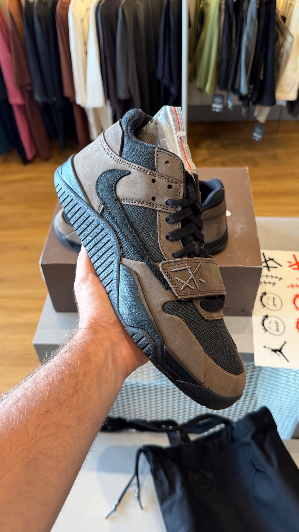 Travis Scott x Jordan Jumpman Jack TR Dark Mocha