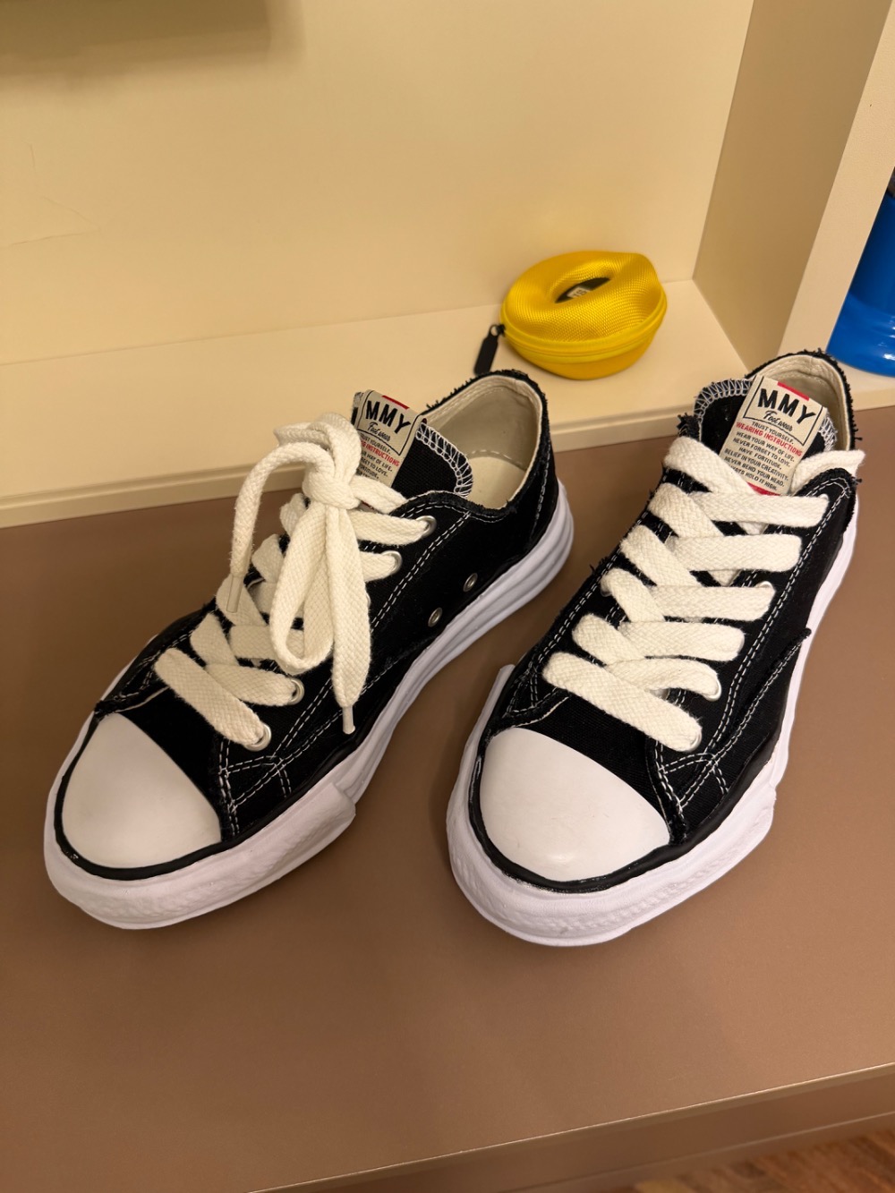 Maison Mihara Yasuhiro Peterson 23 OG Sole Canvas Low Black White
