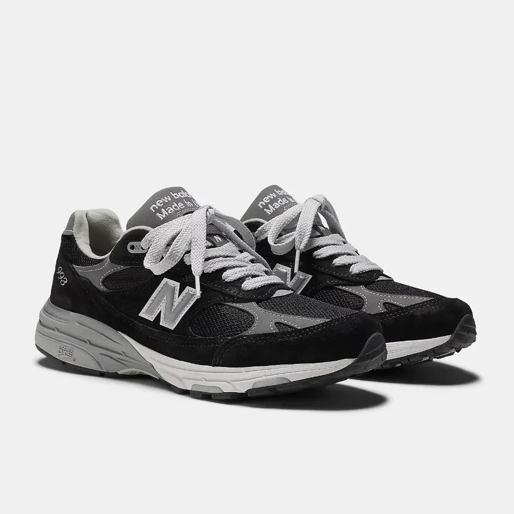 New Balance 993 Black Grey 006 White