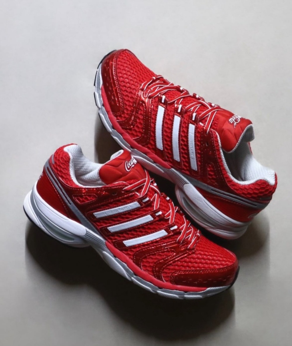 Coca-Cola x adidas Adistar Control 5 Red Cloud White Silver Metallic