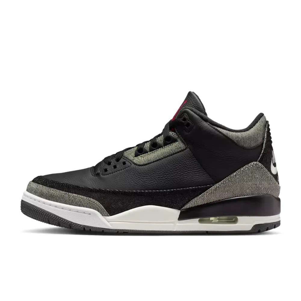 Levi's x Air Jordan 3 Black White — 37, Novo