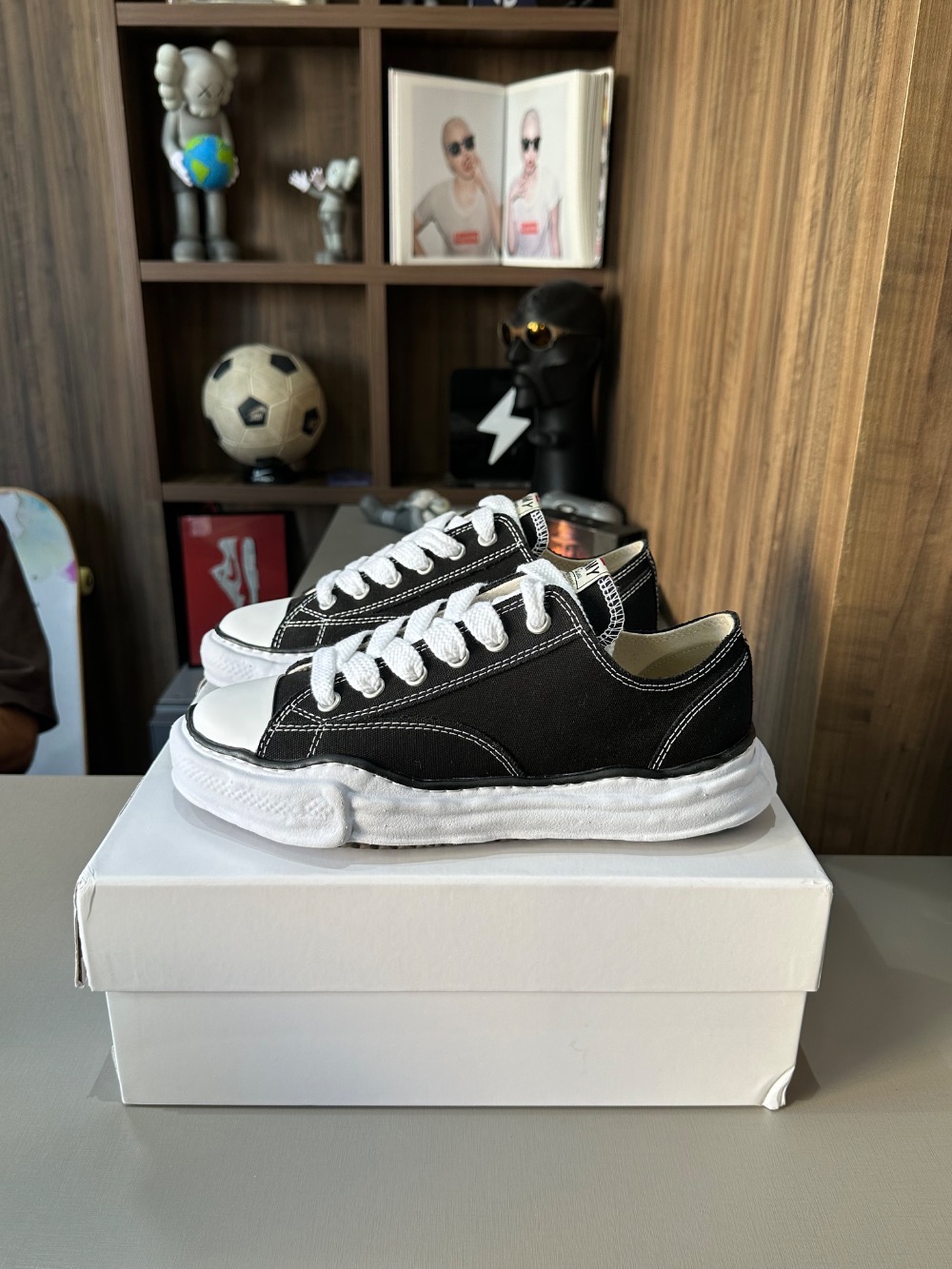 Mihara Yasuhiro Peterson OG Sole Canvas Low Black