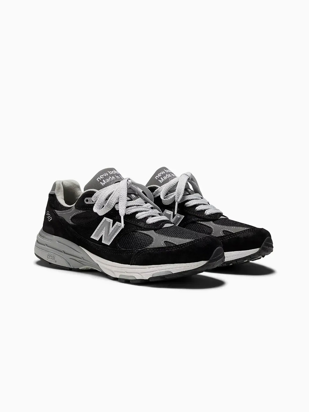 New Balance 993 Black Grey 006 White