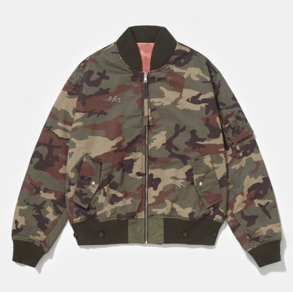 Jaqueta Piet Double Face Camo — G, Novo