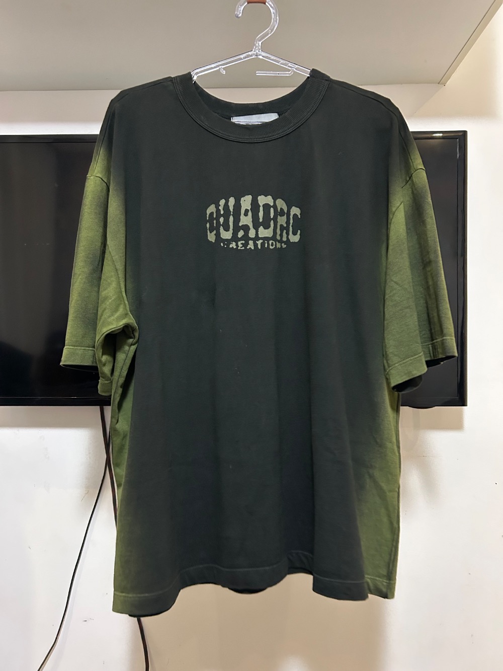 Camiseta Quadro Creations QC Arco Boxy Tiedye Green