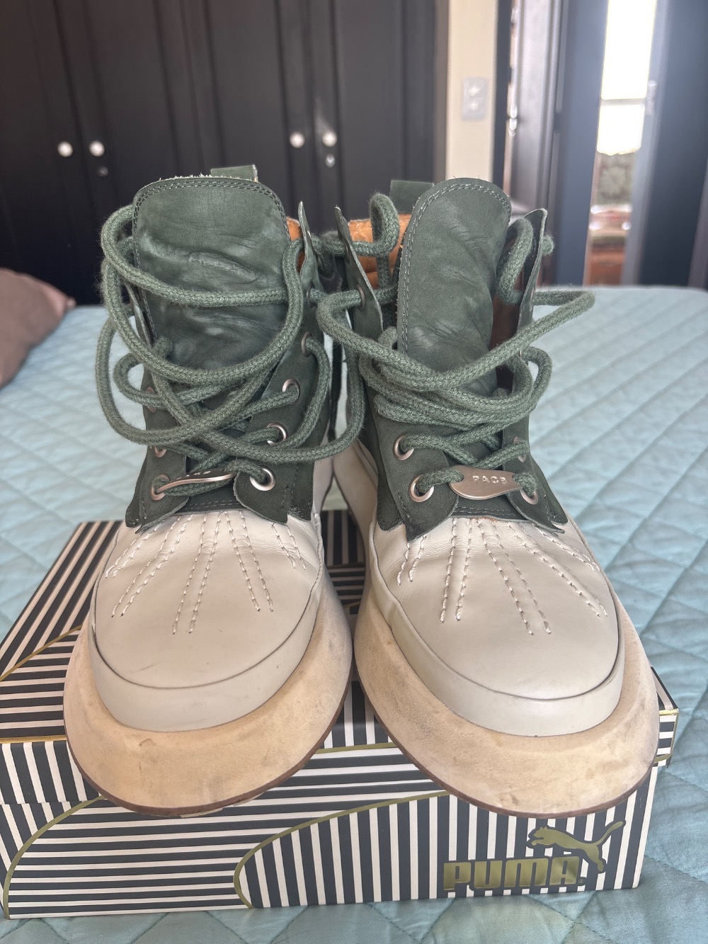 Bota Pace XP Duckboot Milk Musgo Green — 40, Usado
