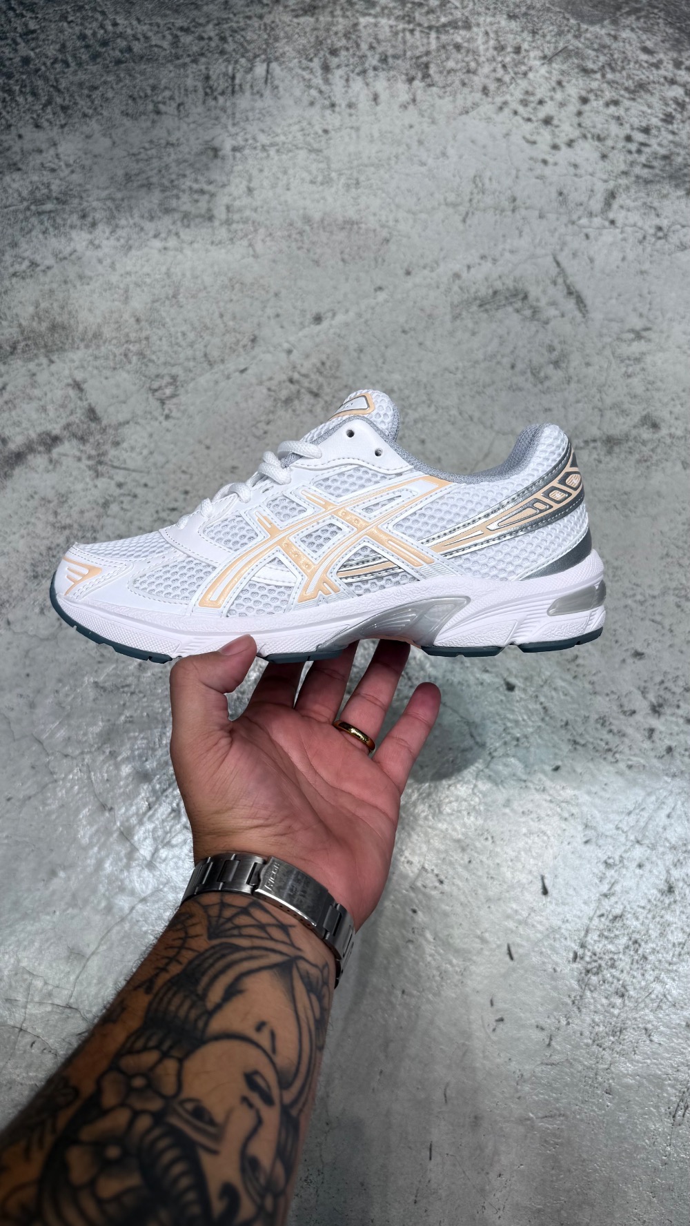 Asics Gel-1130 White Dune Feminino