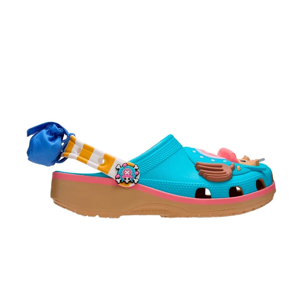 One Piece x Crocs Classic Clog Chopper Blue Brown — 35 / 38 / 39 / 40 / 41 / 42 / 43 / 44, Novo