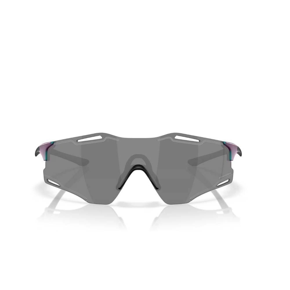 Óculos Oakley Cybr Zero Aura Collection Prizm Black Matte Purple Colorshift — Único, Novo