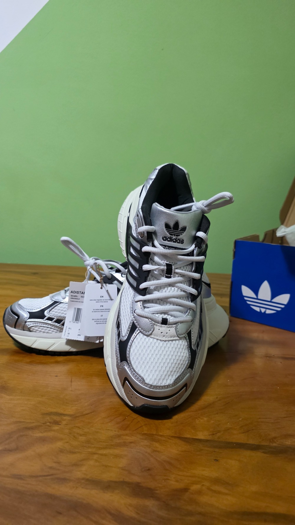 adidas Adistar XLG Cloud White Silver Metallic Grey One