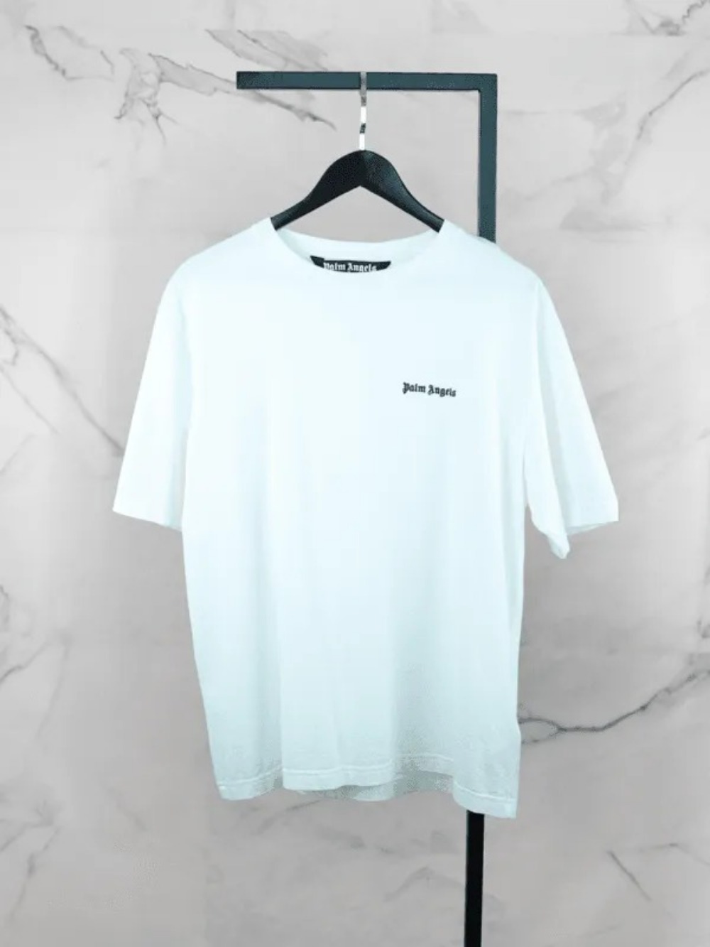 Camiseta Palm Angels Basic Logo Branca