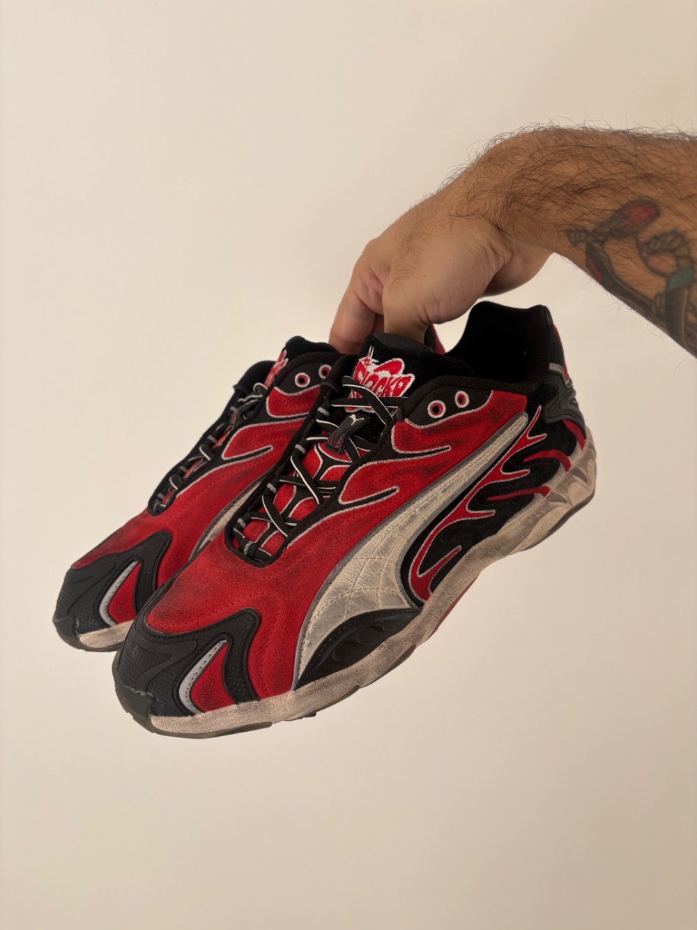 A$AP Rocky x Puma Inhale OG Distressed Pack Black Pop Red