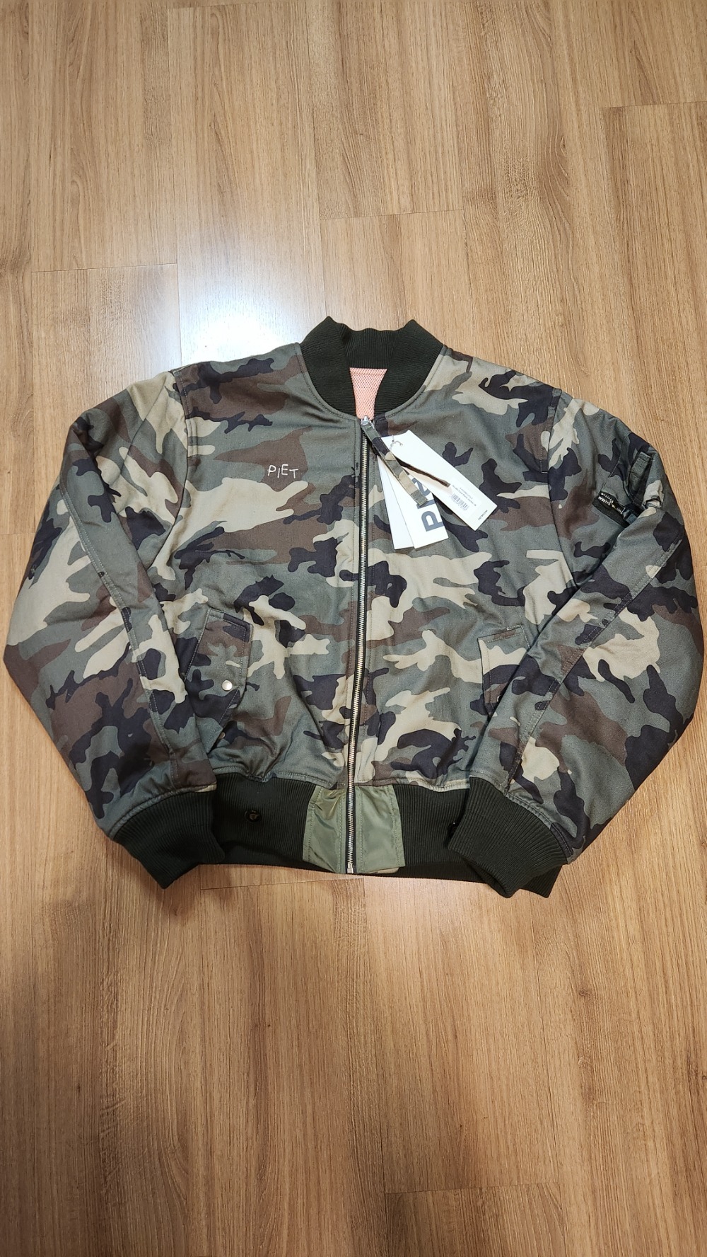 Jaqueta Piet Double Face Camo — M / G, Novo