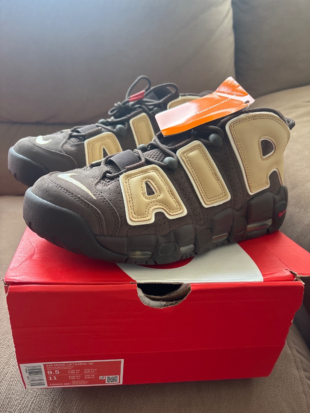 Nike Air More Uptempo '96 Baroque Brown