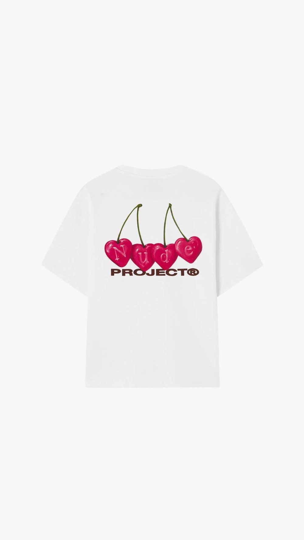 Camiseta Nude Project Cherry White