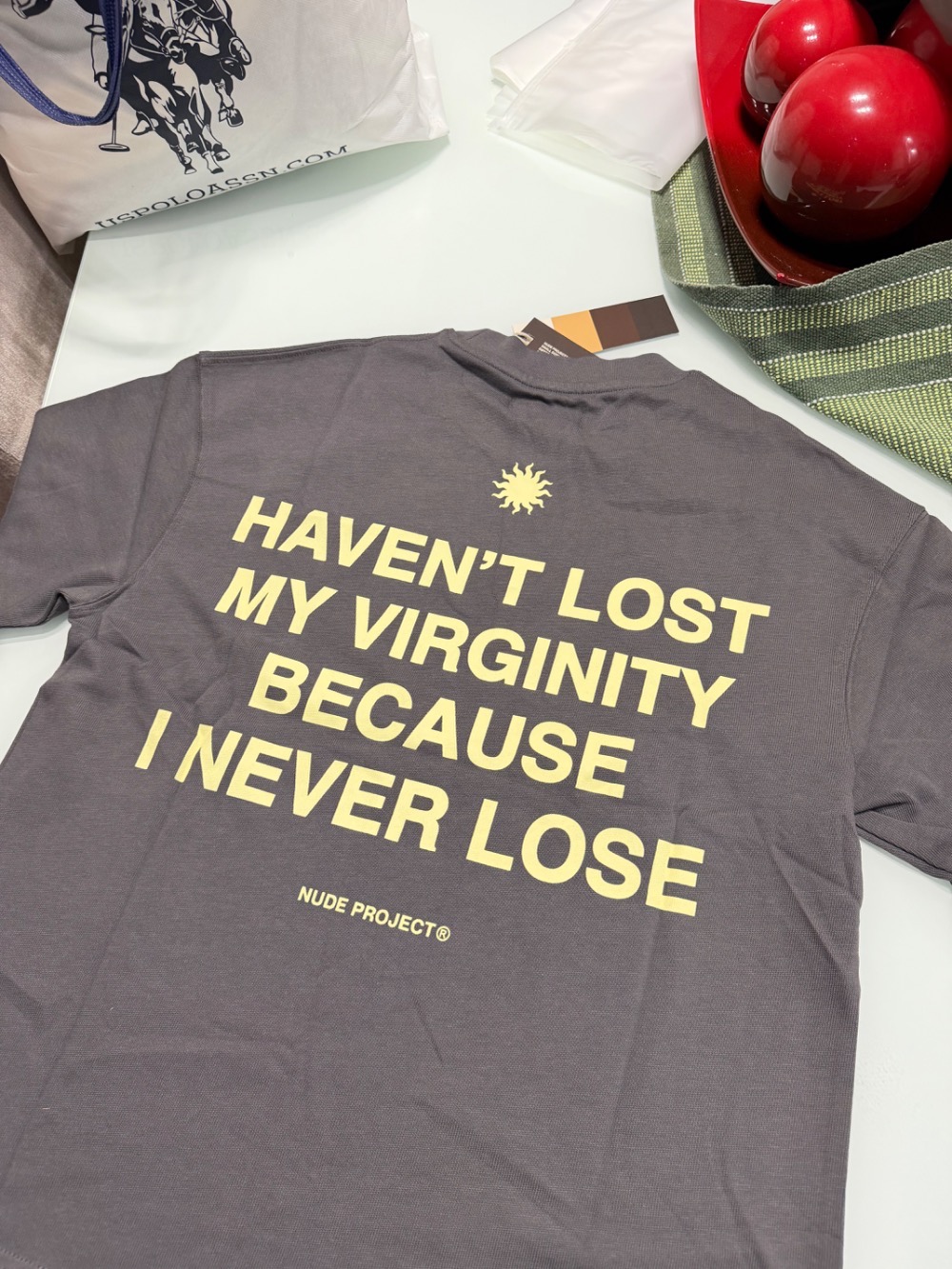 Camiseta Nude Project Virginity Ash Grey