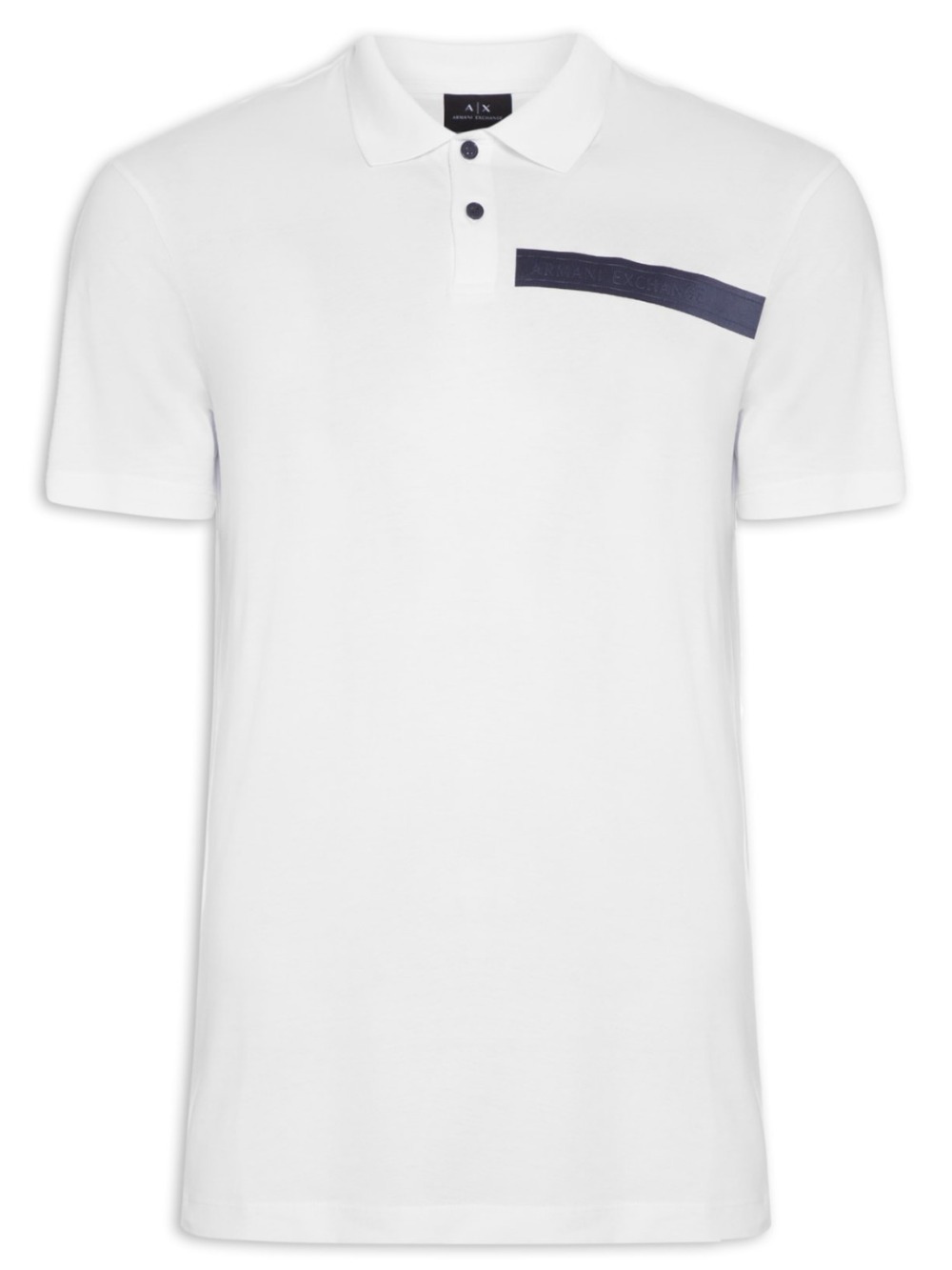 Camisa Polo Armani Exchange Masculina Branca