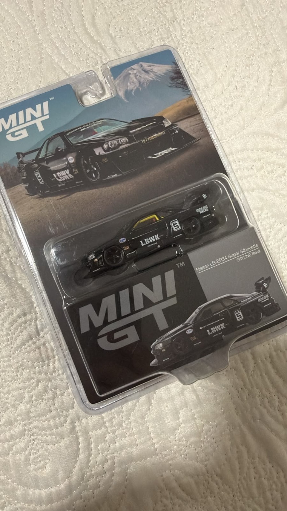 Mini GT Nissan LB-ER34 Super Silhouette SKYLINE Black