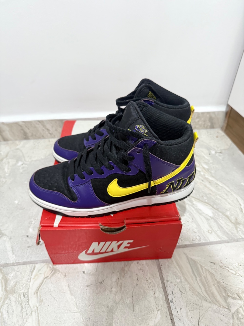 Nike Dunk High Lakers