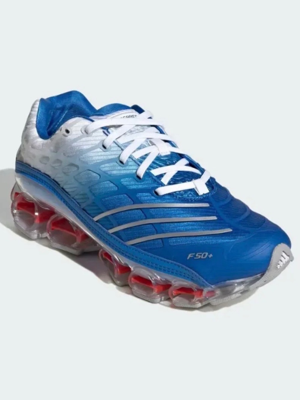 adidas Megaride F50 Blue Bird Silver Metallic Cloud White