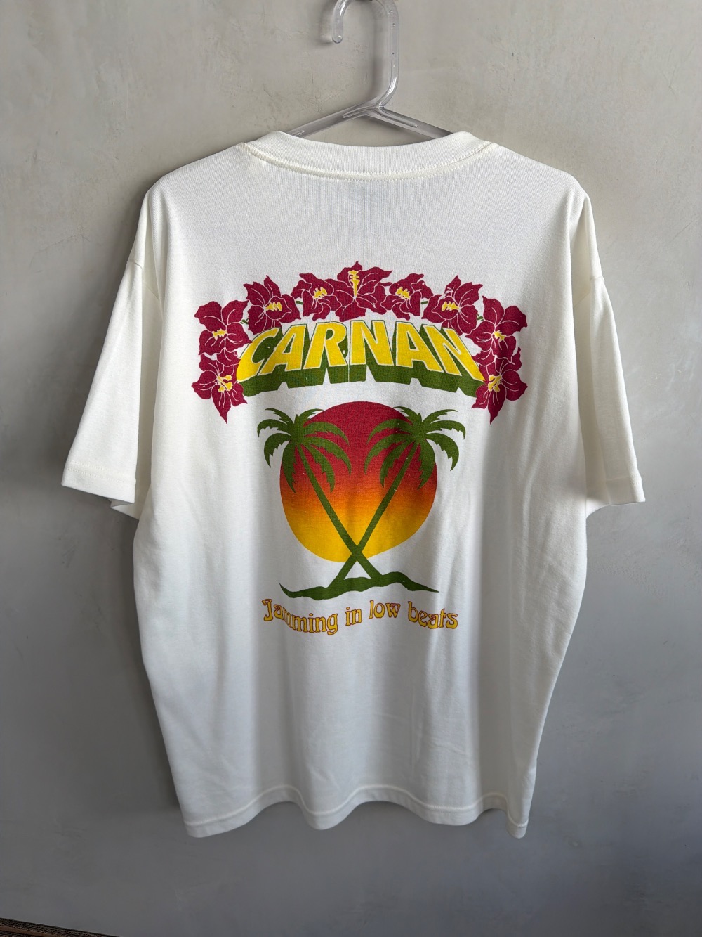 Camiseta Carnan Tropical White