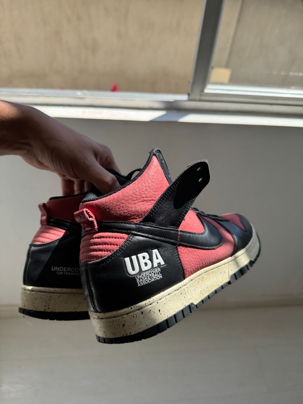 Undercover x Nike Dunk High 1985 Gym Red