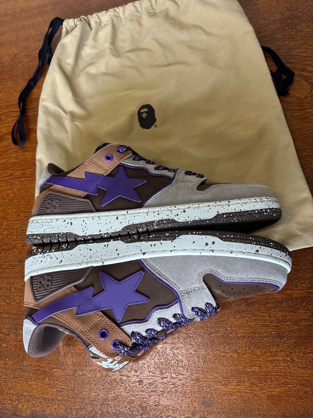 BAPE SK8 STA #7 M2 Brown