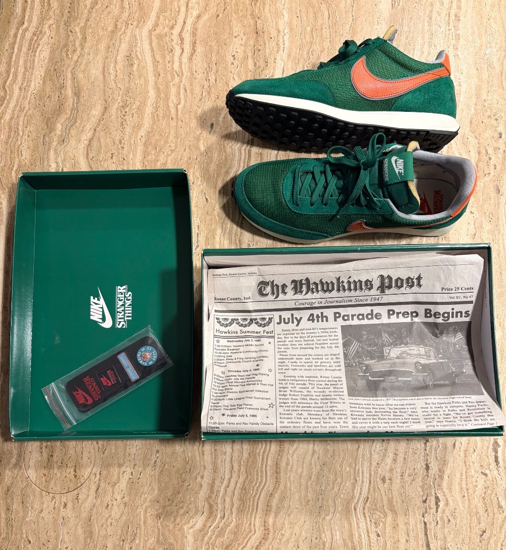 Stranger Things x Nike Air Tailwind 79 Hawkins High Pine Green