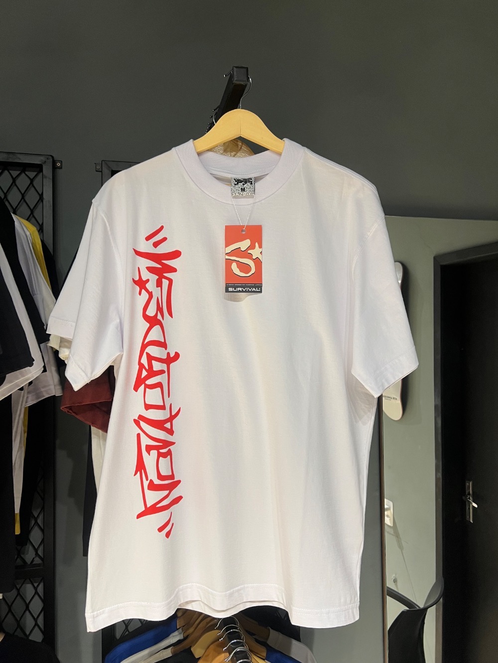 Camisa Survival Graffitti White
