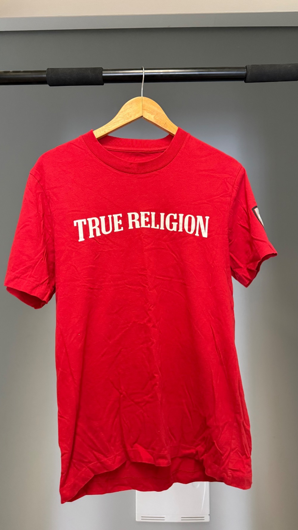 True Religion World Tour Buddha Graphic T-Shirt – Red