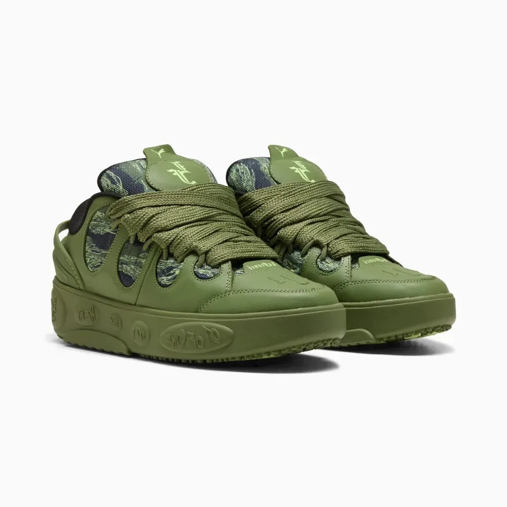 LaMelo Ball x Puma LaFrancé Camo Avocado Green