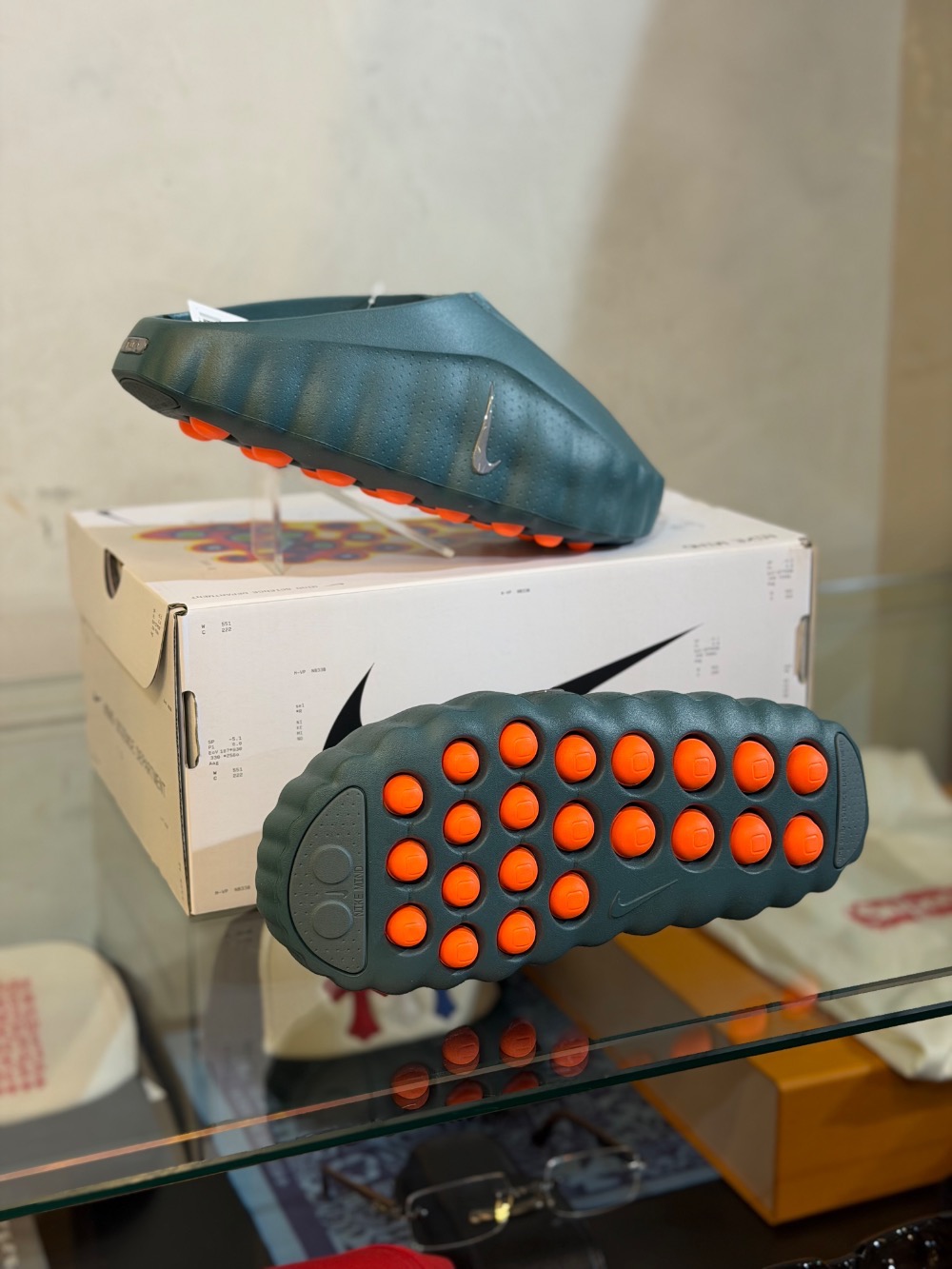 Nike Mind 001 Slide Mineral Slate — 43, Novo