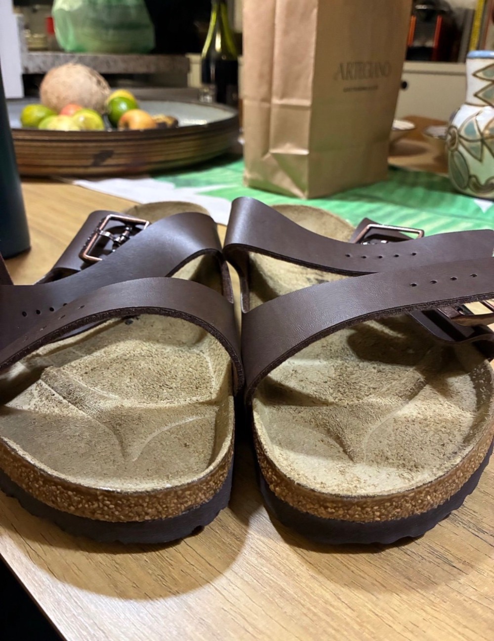 Sandália Birkenstock Arizona BS Dark Brown